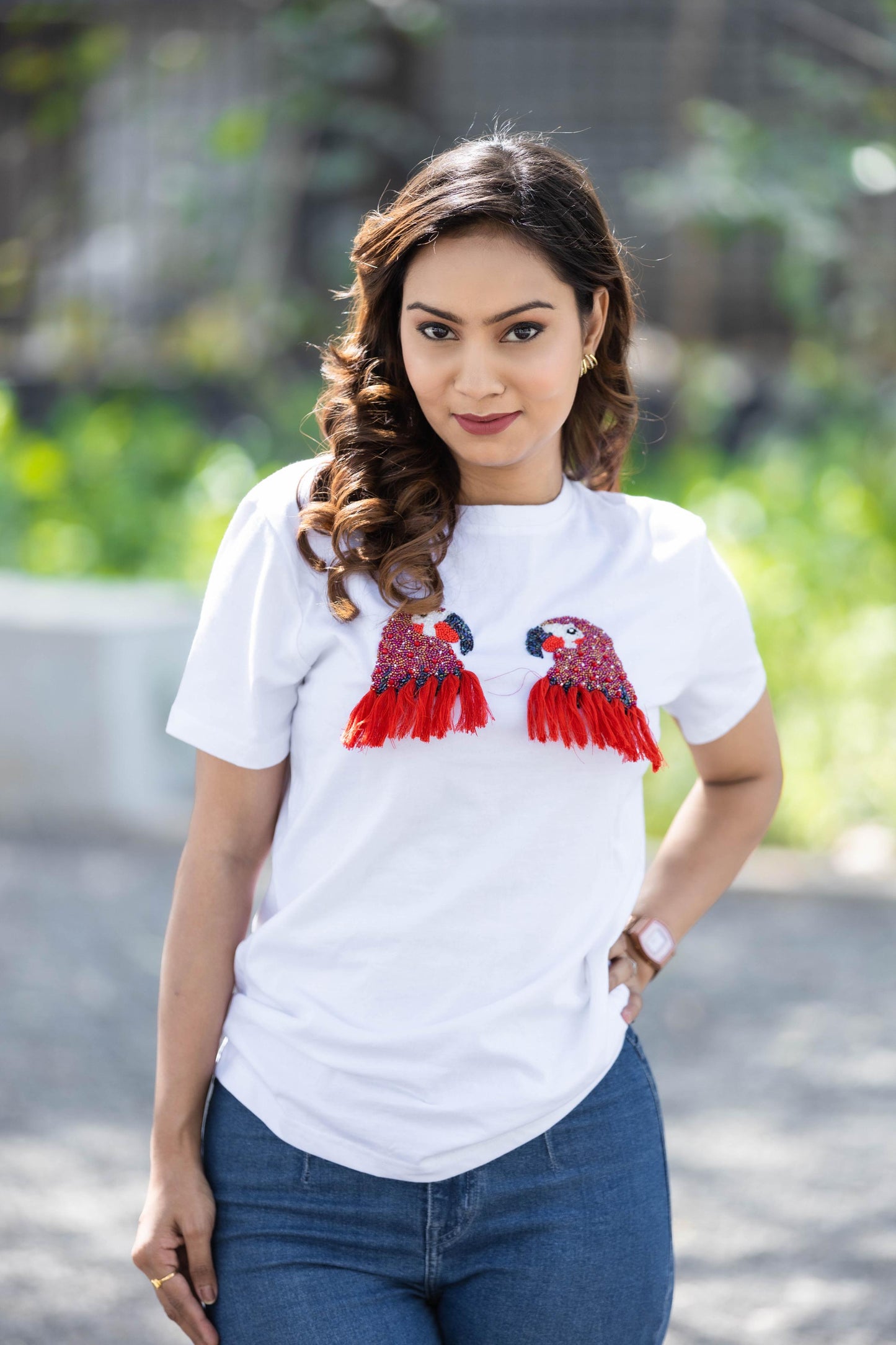 White Parrot T-Shirt