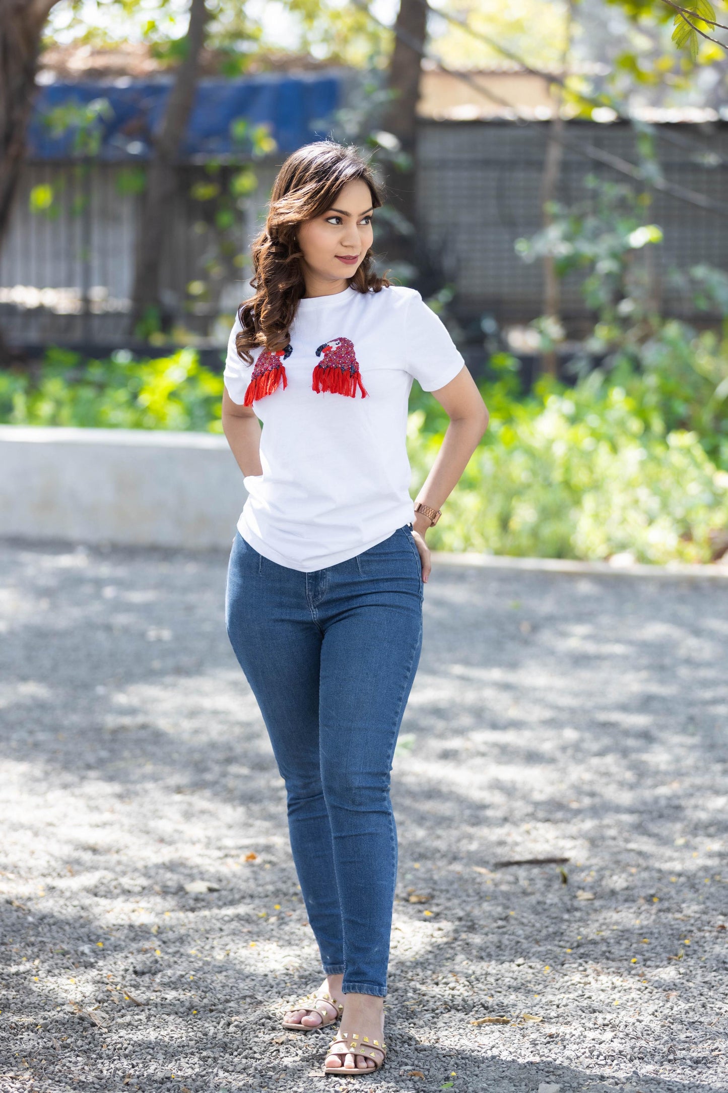White Parrot T-Shirt