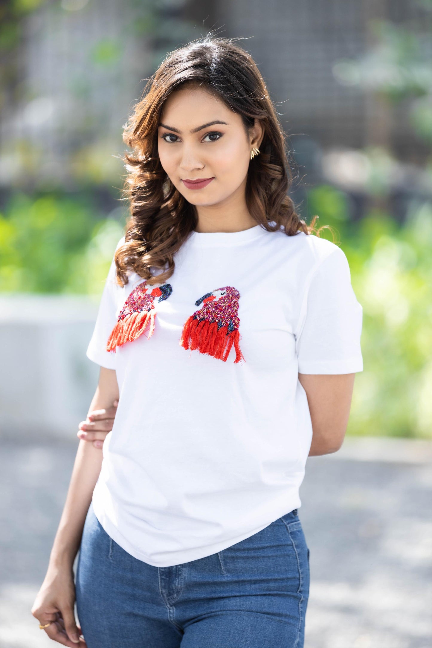 White Parrot T-Shirt