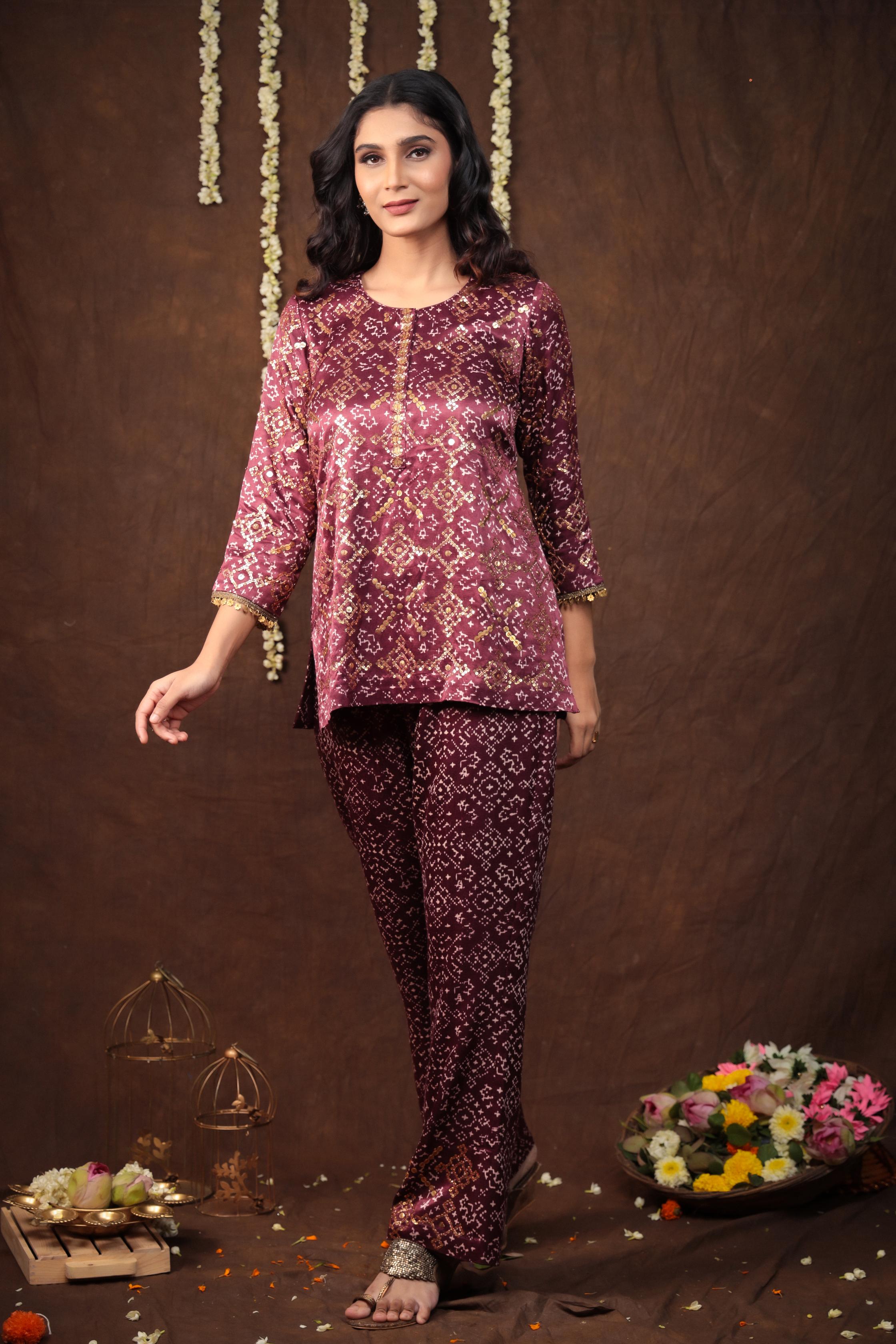 Wine Mohar Set (Bottom Only)