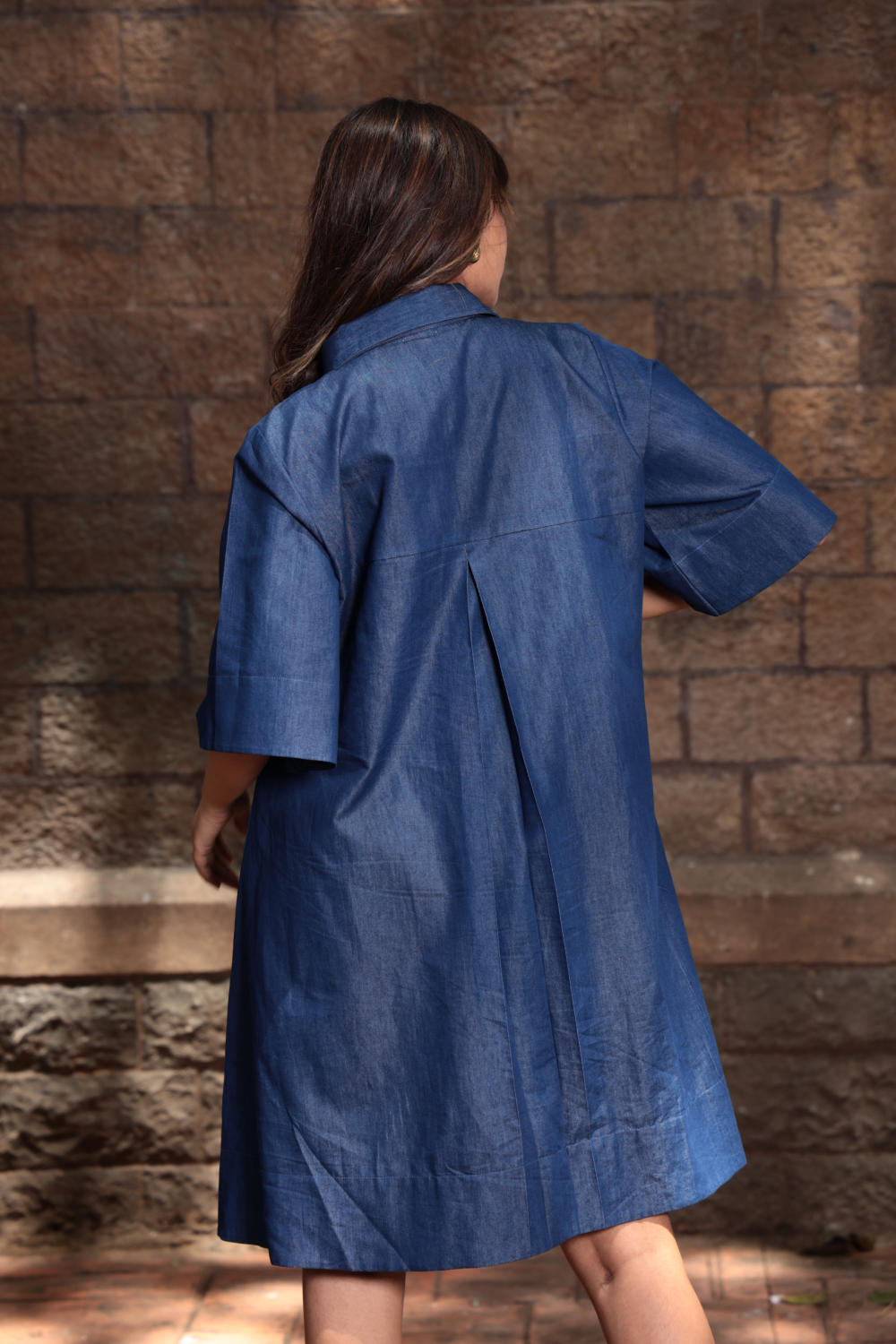 Free Flow – Denim Swing Dress