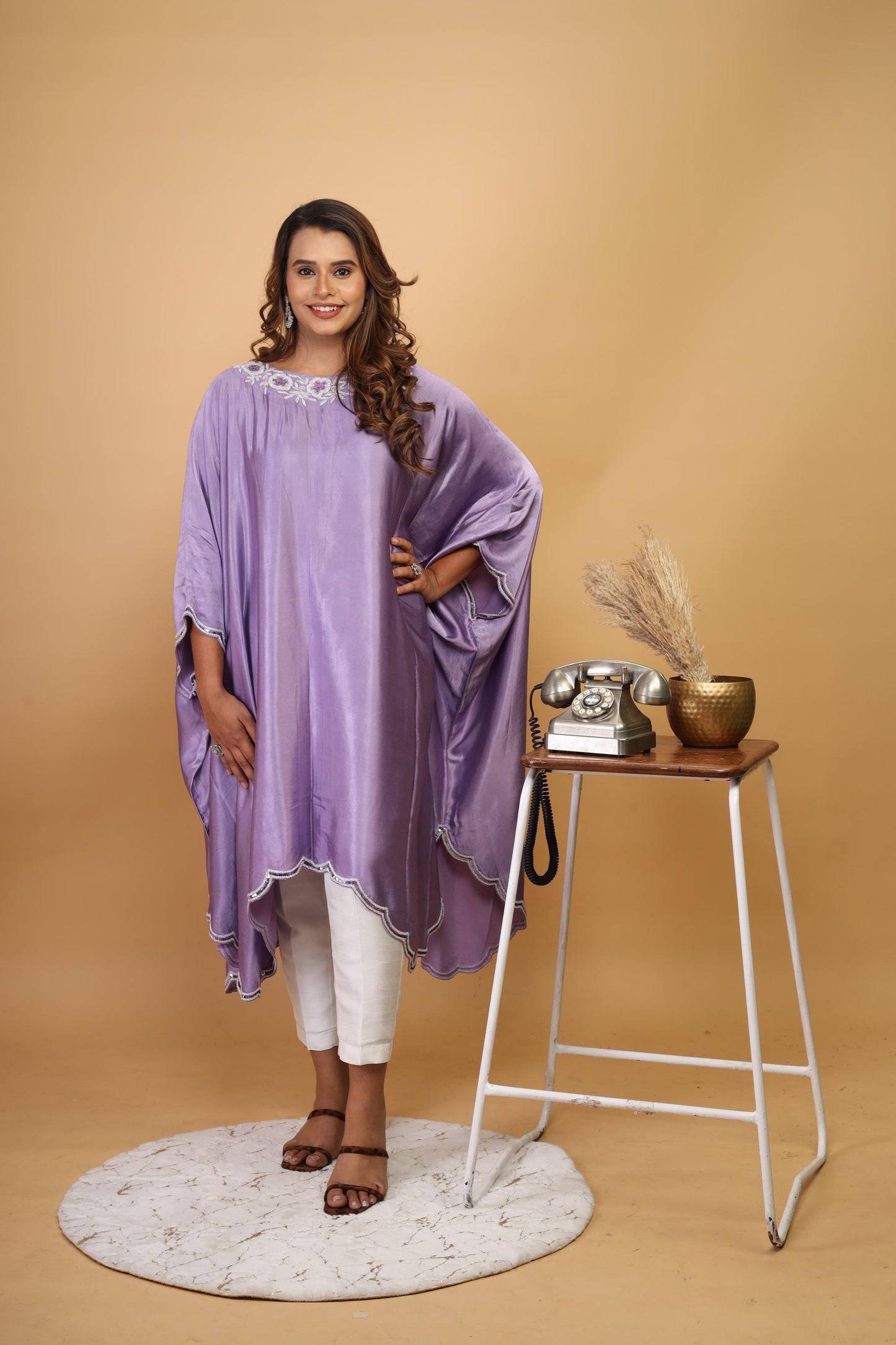 Lilac Kaftan Set