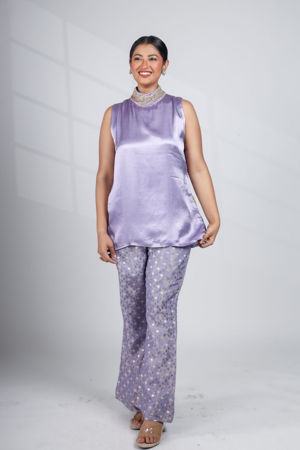 Moonlit Lilac- Soft shimmer and serene elegance