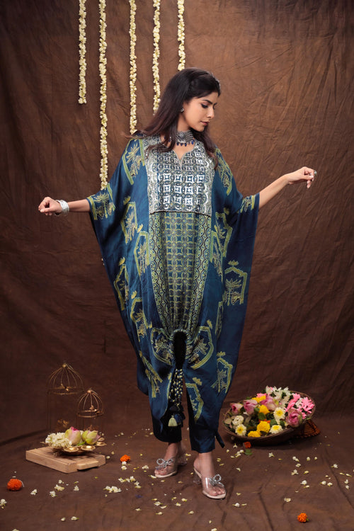 Palm Tree Kaftan Set