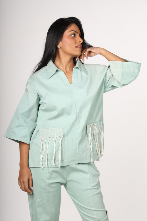 Sage Green Straight Pant