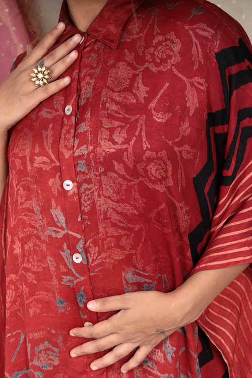 Terracotta Chevron Block Set