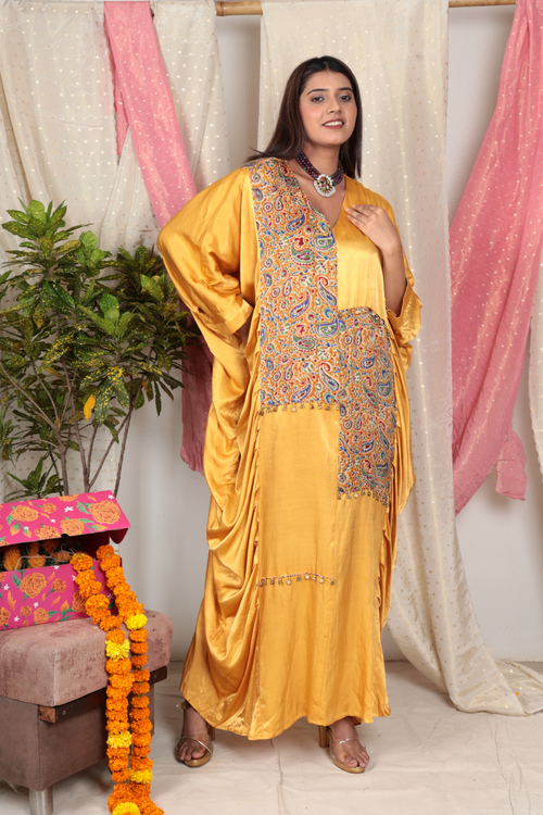 Mango Paisley Block Kaftan