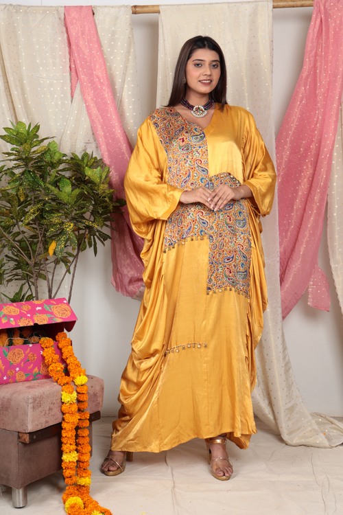 Mango Paisley Block Kaftan
