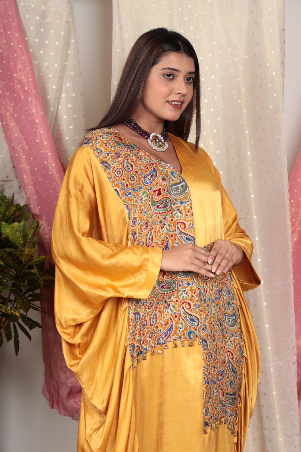 Mango Paisley Block Kaftan