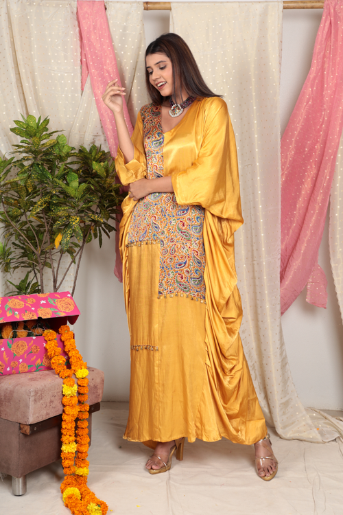 Mango Paisley Block Kaftan