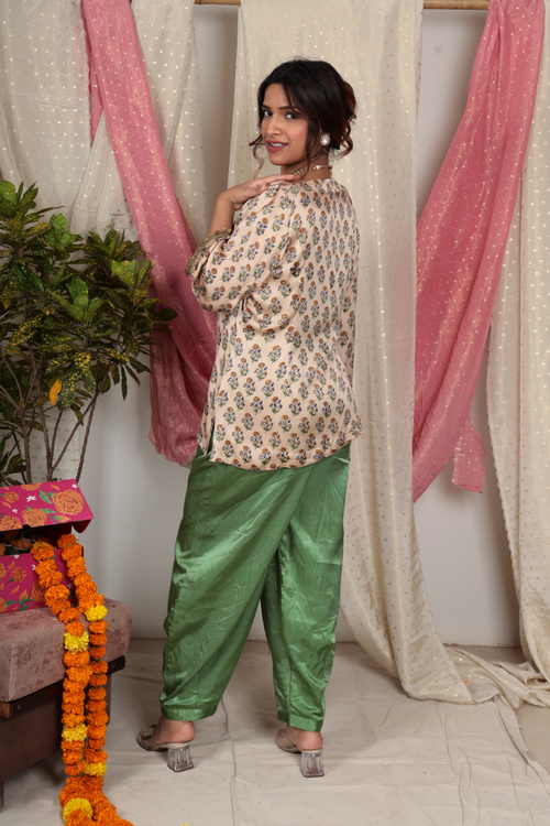 Ivory Floral Block Set